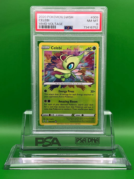 Celebi (009/185) [Sword & Shield: Vivid Voltage] PSA 8