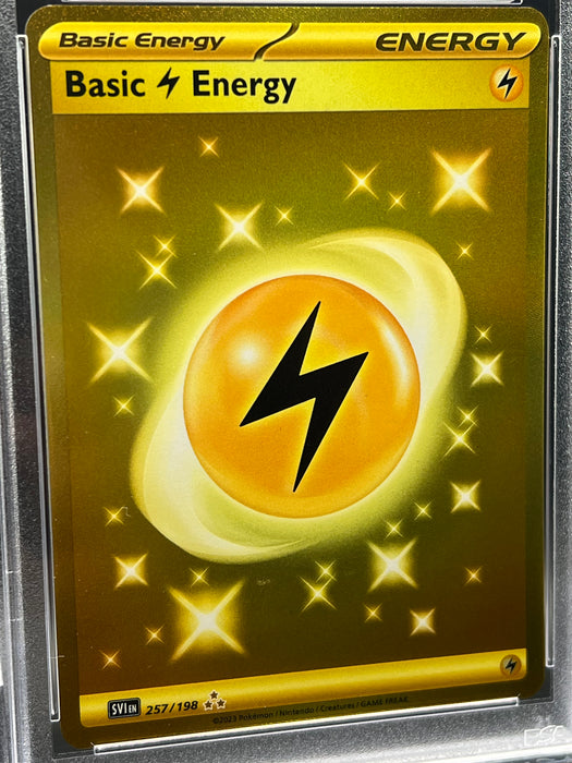 Lightning Energy (257/198) [Scarlet & Violet: Base Set] PSA 10