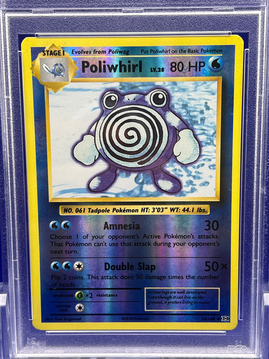 Poliwhirl Reverse (24/108) [XY: Evolutions] PSA 10