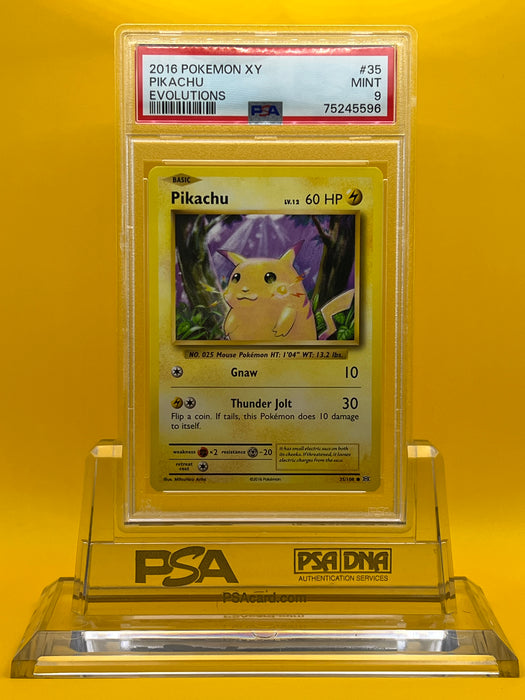 Pikachu (35/108) [XY: Evolutions] PSA 9