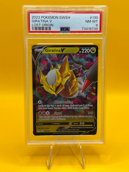 Giratina V (130/196) [Sword & Shield: Lost Origin] PSA 8