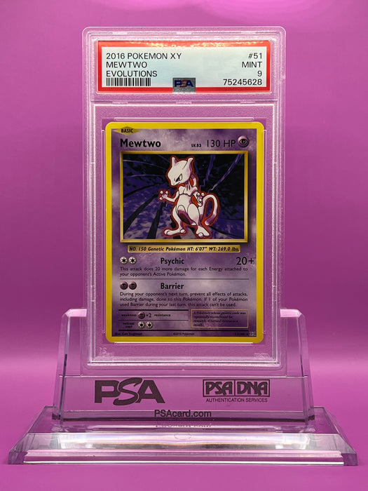 Mewtwo (51/108) [XY: Evolutions] PSA 9