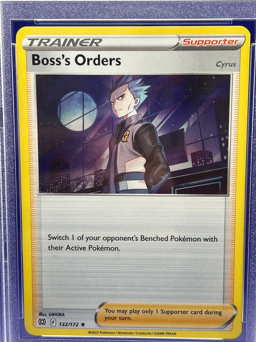 Boss's Orders (132/172) [Sword & Shield: Brilliant Stars] PSA 9