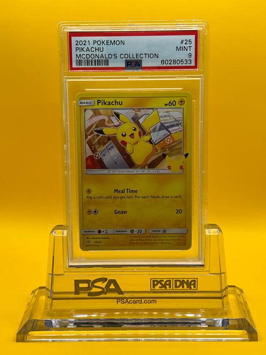 Pikachu (25/25) [McDonald's 25th Anniversary] PSA 9