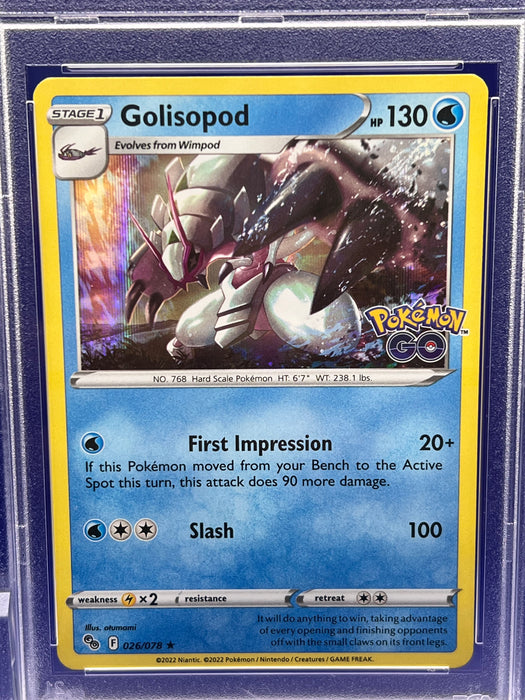 Golisopod (026/078) [Pokémon GO] PSA 9