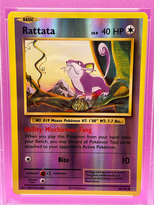 Rattata Reverse (66/108) [XY: Evolutions] PSA 9