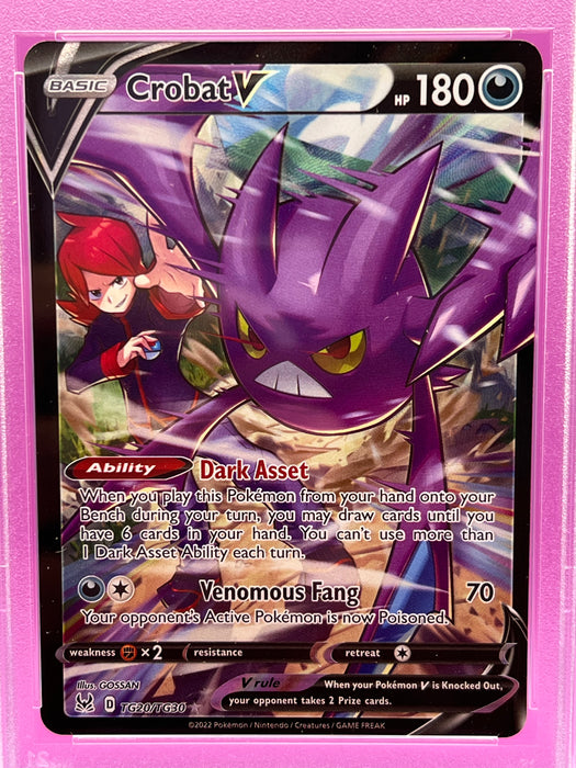 Crobat V (TG20/TG30) [Sword & Shield: Lost Origin] PSA 9