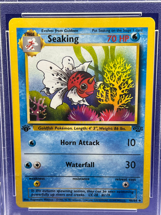 Seaking (46/64) [Jungle 1st Edition] PSA 9