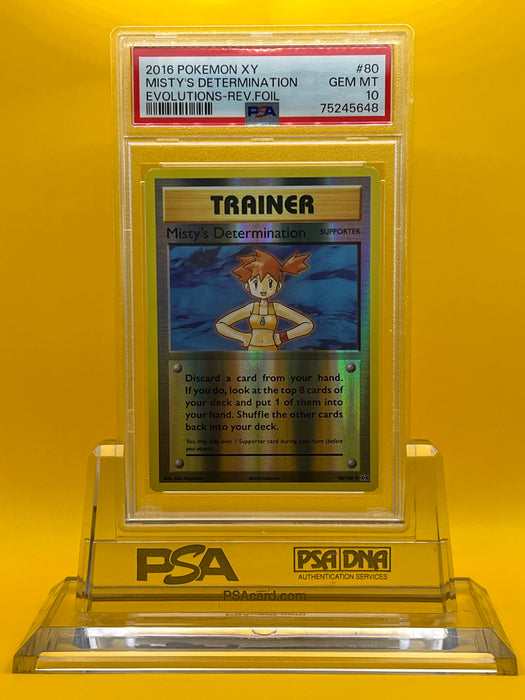 Misty's Determination (80/108) [XY: Evolutions] PSA 10