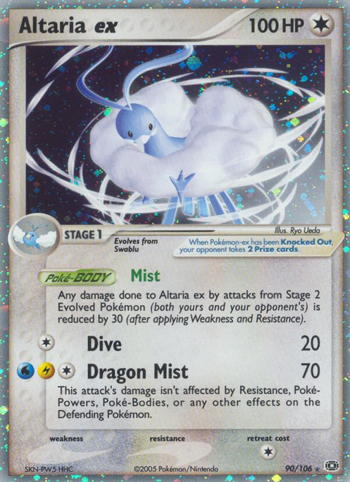 Altaria ex (90/106) [EX: Emerald]