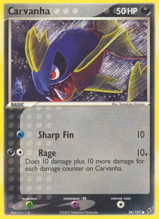 Carvanha (56/107) [EX: Deoxys]