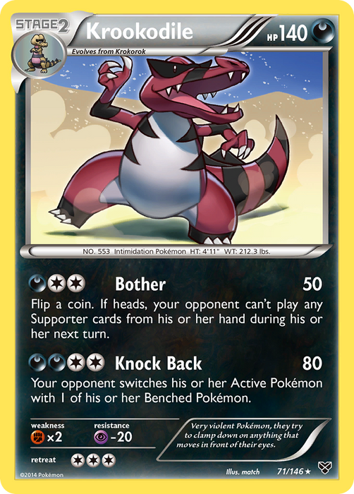 Krookodile (71/146) [XY: Base Set]