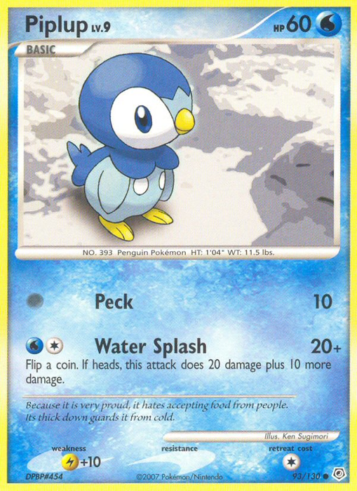 Piplup (93/130) [Diamond & Pearl: Base Set]